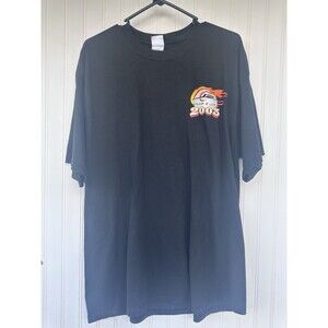 Gildan Ultra Cotton XL Black T-Shirt, Vintage Dale Earnhardt Jr (DEI)Club E 2003